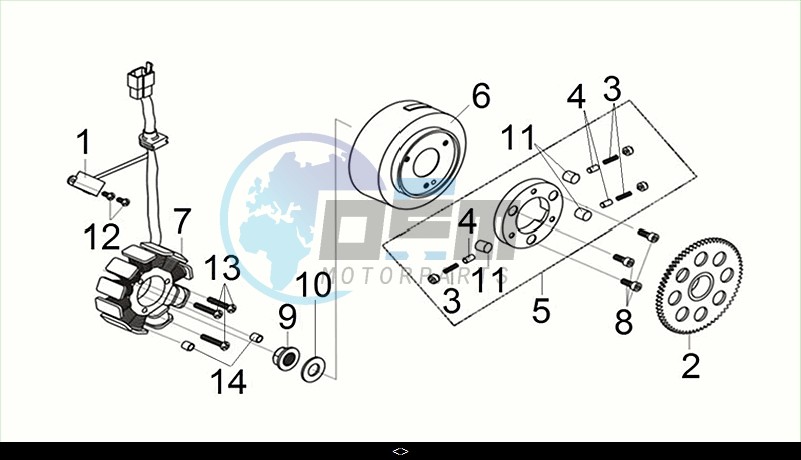 FLYWHEEL - STATOR