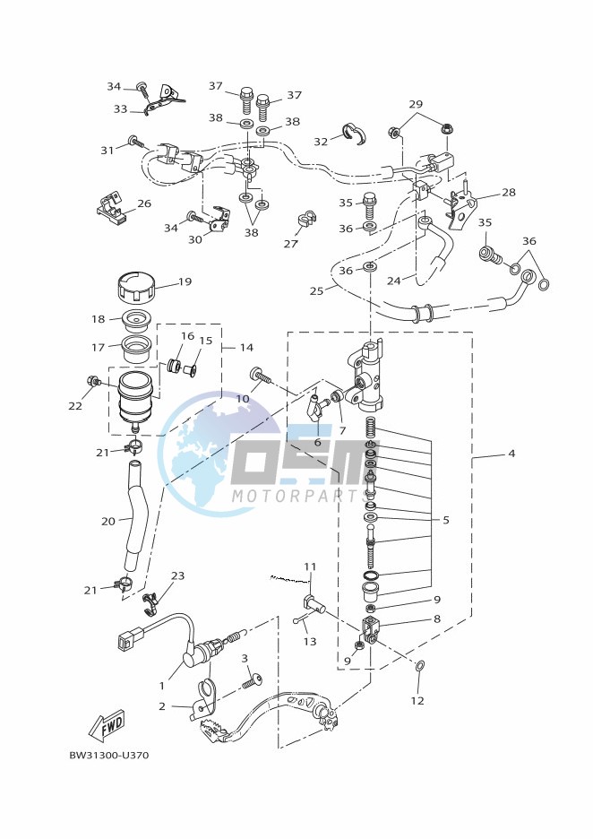 REAR MASTER CYLINDER