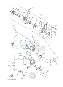 MT09TRA MT-09TRA TRACER 900 (2SCB) drawing WATER PUMP