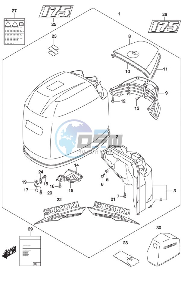 Engine Cover (White)