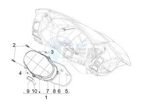 X7 250 ie Euro 3 drawing Meter combination - Cruscotto