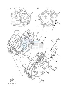 YXM700E YXM70VPXJ VIKING EPS (B5F3) drawing CRANKCASE