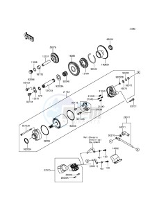 NINJA ZX-10R ZX1000JFFA FR XX (EU ME A(FRICA) drawing Starter Motor