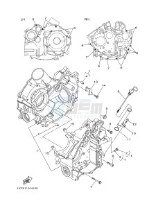 YXM700ES YXM700PSE VIKING EPS SPECIAL EDITION (1XP7) drawing CRANKCASE