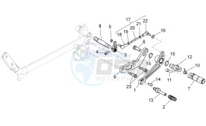 V7 Racer 750 USA-CND drawing Gear lever