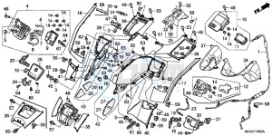 GL1800F GoldWing - GL1800-F 2ED - (2ED) drawing SHELTER (GL1800C/ D/ E/ F/ G)