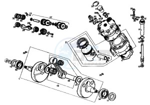 MITO 50 drawing CRANKSHAFT-CYLINDER