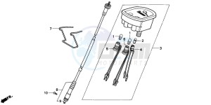 C50 drawing METER (C50P/C50T)