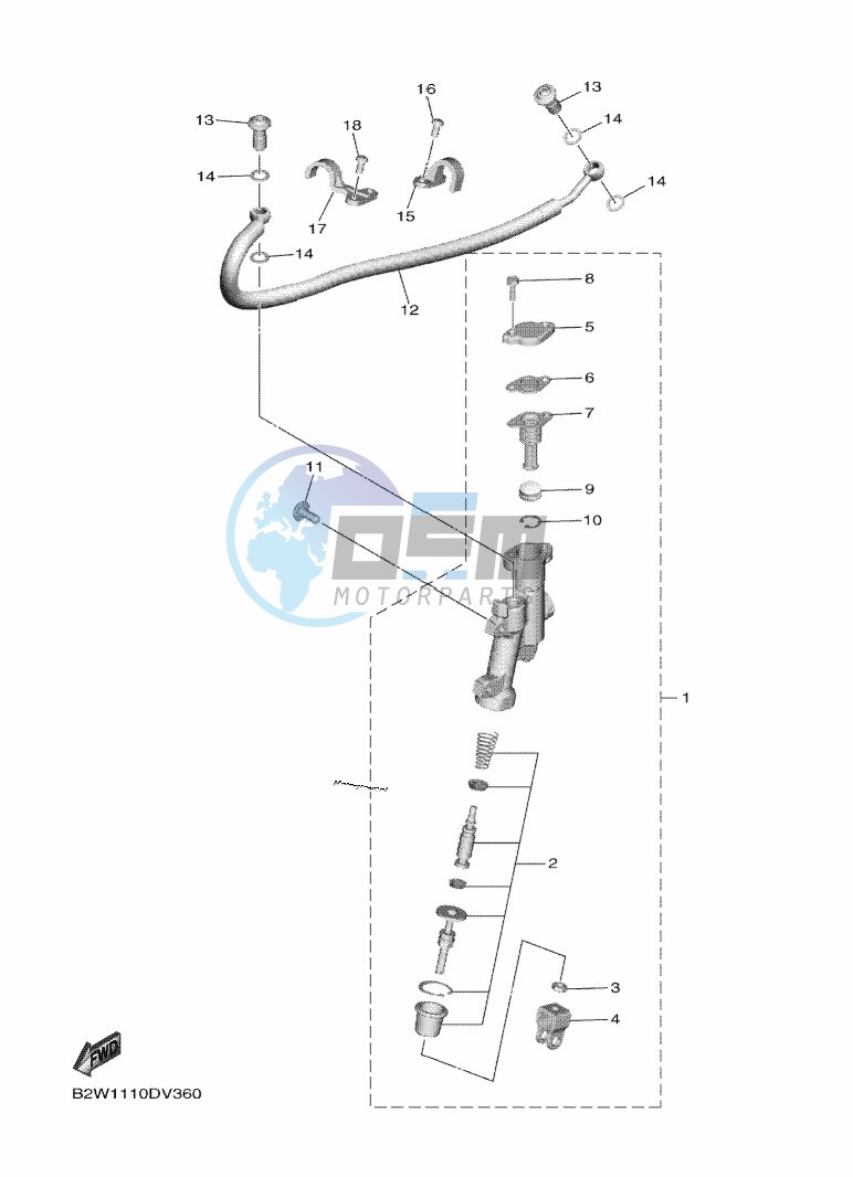 REAR MASTER CYLINDER