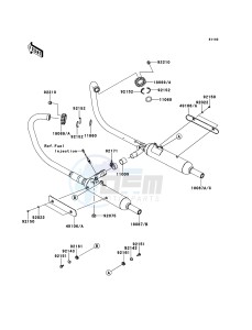 W800 EJ800AEFA GB XX (EU ME A(FRICA) drawing Muffler(s)