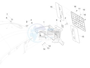 946 150 4T 3V ABS ARMANI (APAC) (A, C) drawing Rear cover - Splash guard