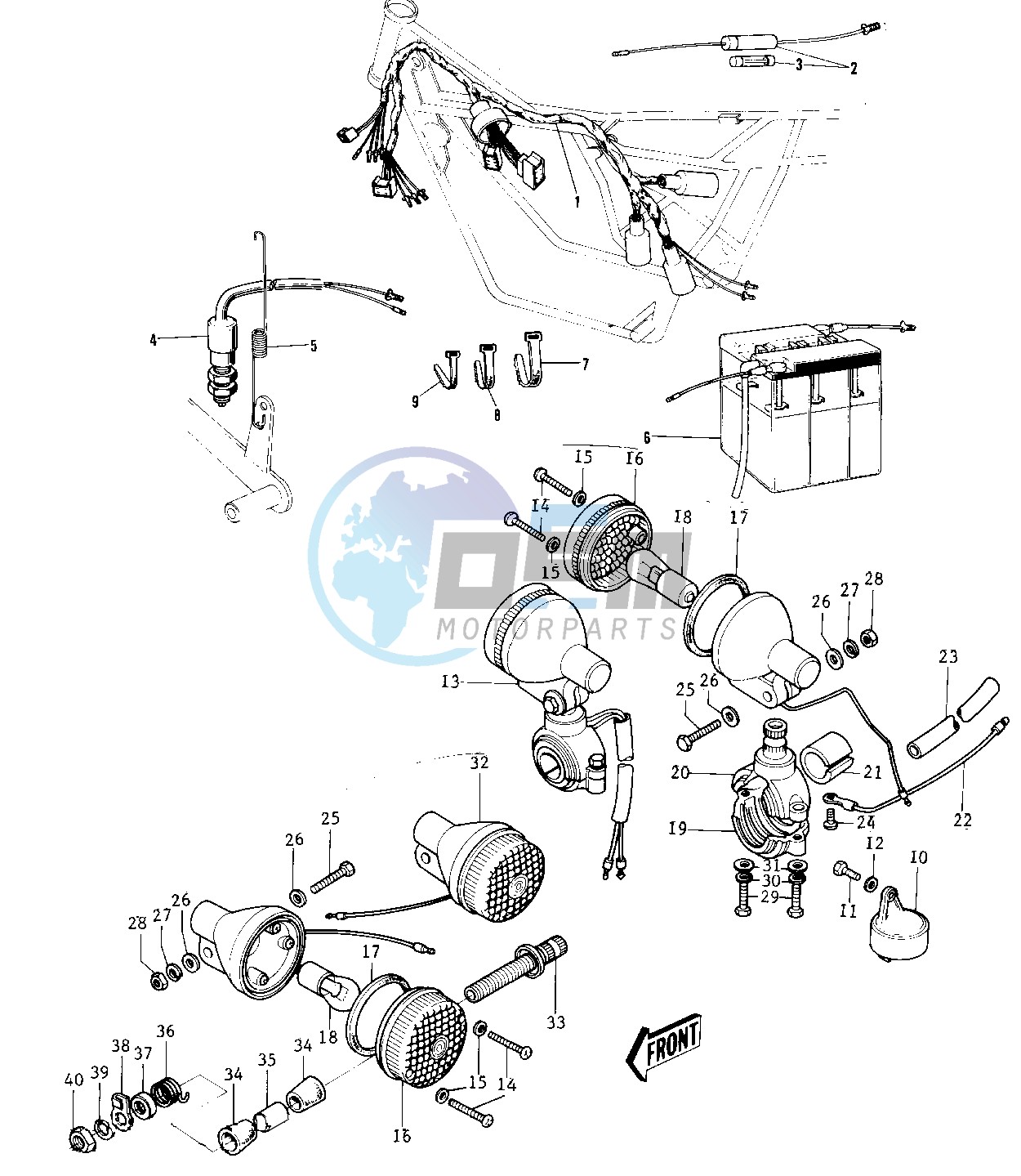 TURN SIGNALS_CHASSIS ELECTRICAL EQUIPMENT -- 72-73 G5-A- -