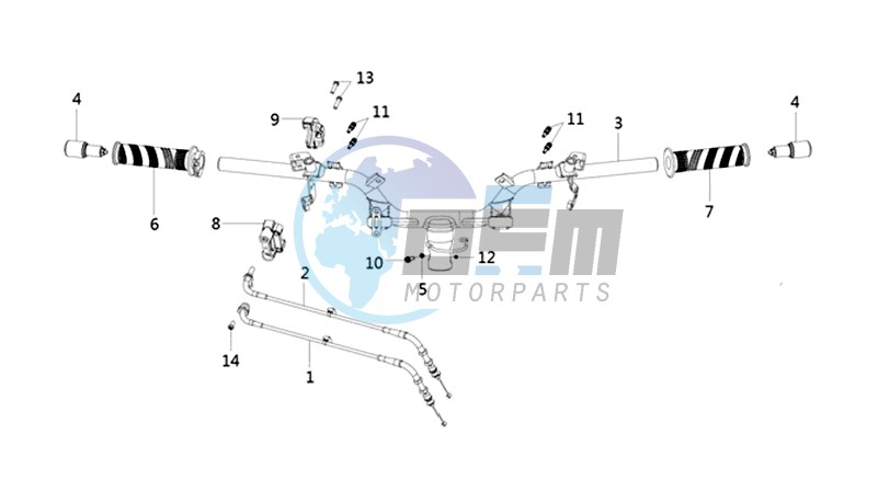 HANDLEBAR / BRAKE LEVERS /CABLES