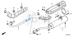 NC750SAH 2ED - (2ED) drawing SWINGARM