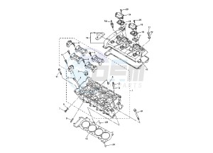 FZ6-S FAZER 600 drawing CYLINDER HEAD