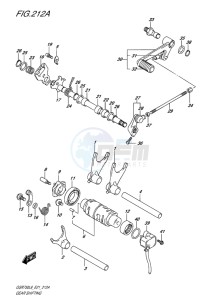 GSR750 ABS EU drawing GEAR SHIFTING