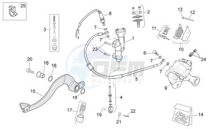 RXV-SXV 450-550 drawing Rear brake system