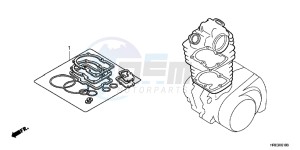 TRX500FMC ED drawing GASKET KIT A