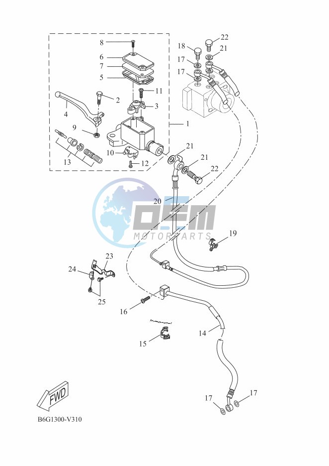 FRONT MASTER CYLINDER