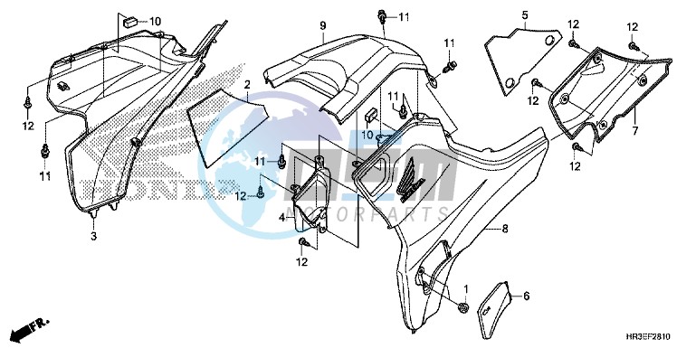 SIDE COVER/TANK COVER