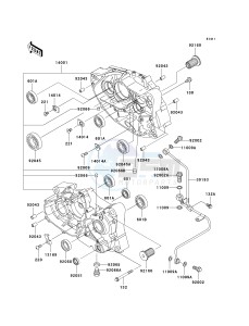 BN 125 A [ELIMINATOR 125] (A6F-A9F) A9F drawing CRANKCASE