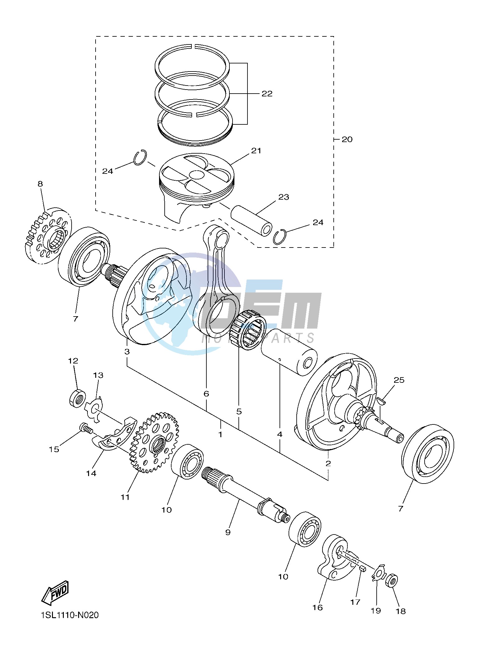 CRANKSHAFT & PISTON