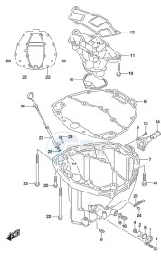 DF 250 drawing Oil Pan