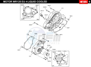 MARATHON-125-E4-PRO-WHITE drawing CLUTCH COVER