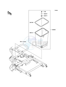 MULE_600 KAF400BFF EU drawing Optional Parts(Frame)