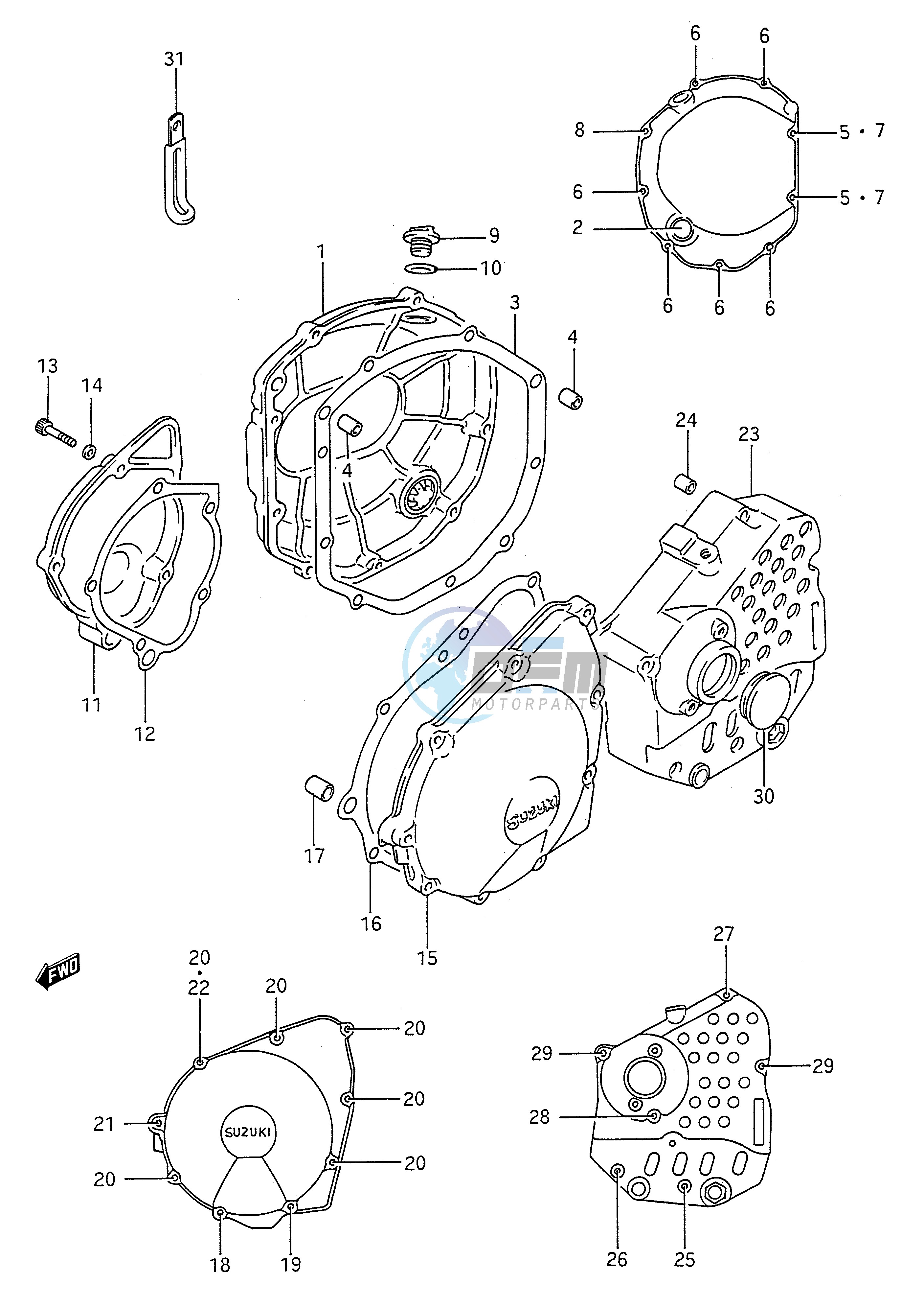 CRANKCASE COVER