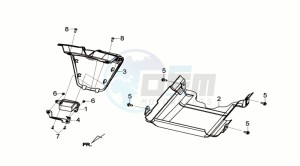 GTS 300i ABS drawing INNER SHIELD