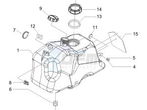 Beverly 500 (USA) USA drawing Fuel Tank