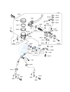 NINJA ZX-6R ZX600RGF FR GB XX (EU ME A(FRICA) drawing Front Master Cylinder