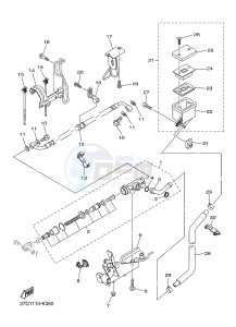 XVS1300CU XVS1300 CUSTOM (2SS3) drawing REAR MASTER CYLINDER