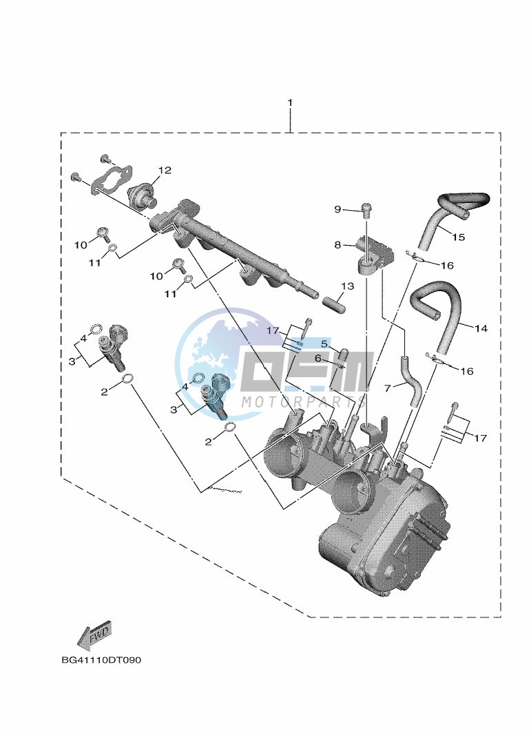 THROTTLE BODY ASSY 1