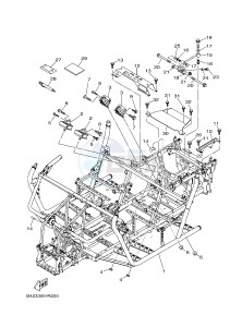 YXM700E YXM70VPXH VIKING EPS (B42F) drawing FRAME