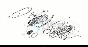 HD 300 (LS30W2Z1-EU) (M2) drawing L.CRANKCASECOVER / HD300 (LS30W2Z1-EU) (M2)