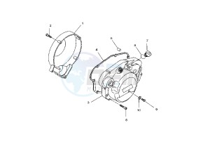 DT R - DT X 50 drawing CRANKCASE COVER