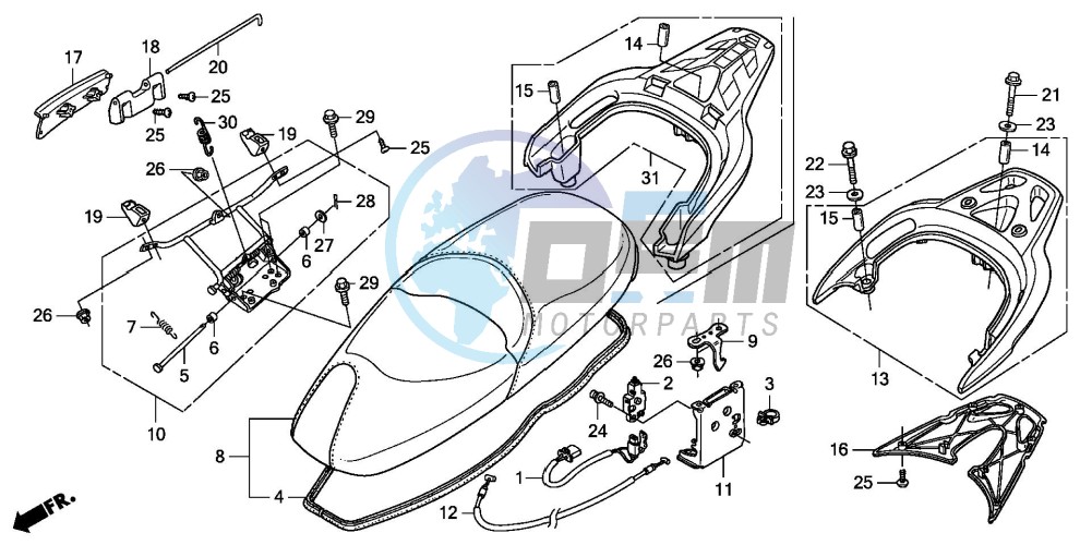 SEAT/REAR CARRIER