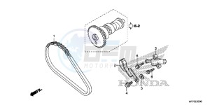 TRX420FPAD TRX420 Europe Direct - (ED) drawing CAM CHAIN/TENSIONER