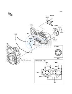 VN1700_CLASSIC_TOURER_ABS VN1700DDF GB XX (EU ME A(FRICA) drawing Right Engine Cover(s)