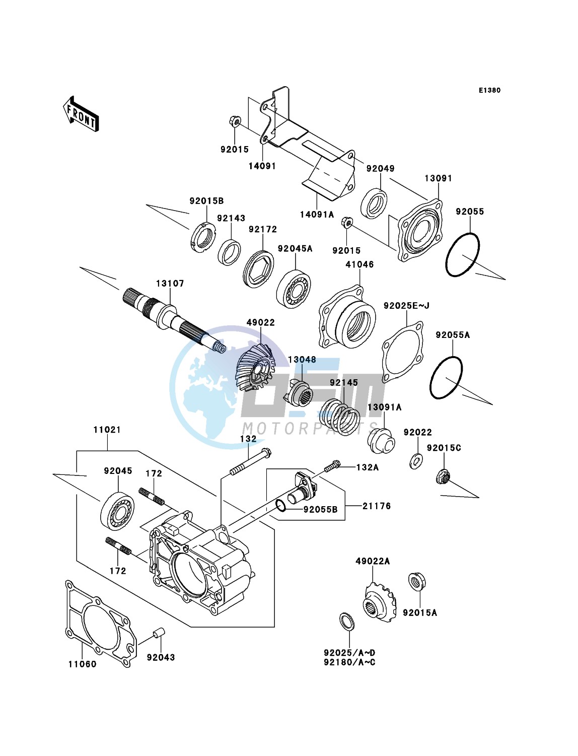 Bevel Gear Case