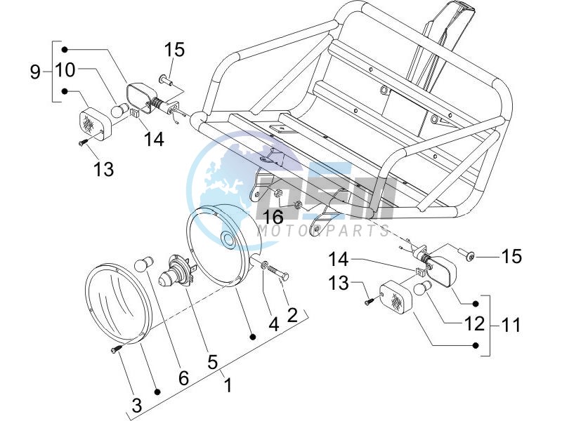 Head lamp - Turn signal lamps