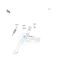 KLX 250 H [KLX250S] (H6F-H7F) H6F drawing STAND-- S- -