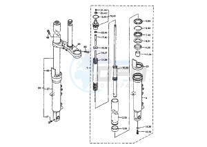 FJR 1300 drawing FRONT FORK