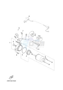 YP125RA (ABS) X-MAX 125 ABS (2DM2 2DM2) drawing STARTING MOTOR