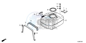 SXS700M4H Europe Direct - (ED) drawing FUEL TANK