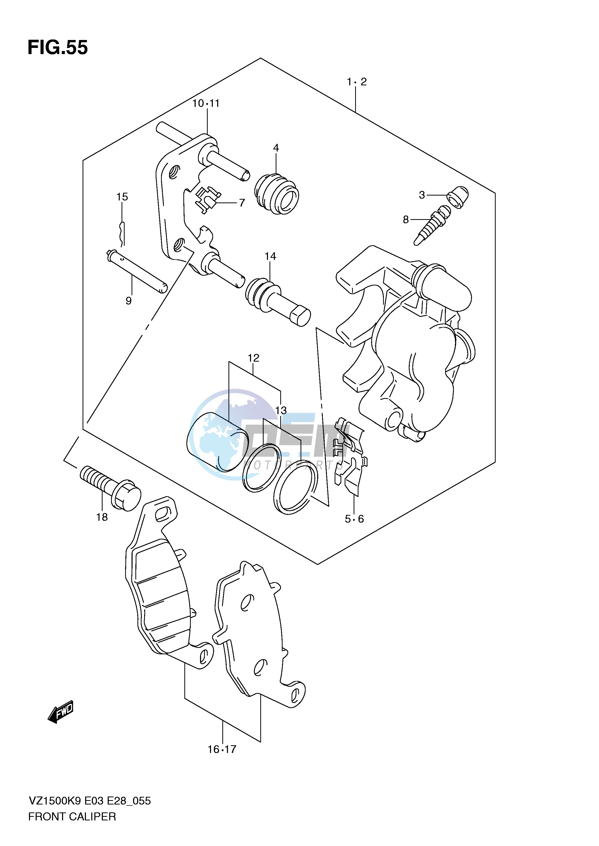 FRRONT CALIPER