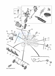 TRACER 9 MTT890 (B5U1) drawing ELECTRICAL 2