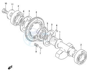 GZ250 (K2) drawing CRANK BALANCER